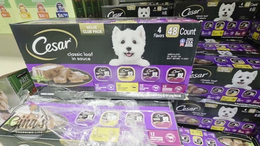 Cesar Dog Food Loaf Variety 48/3.5 OZ
