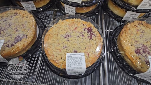 Kirkland Signature Strawberry Streusel Cheesecake