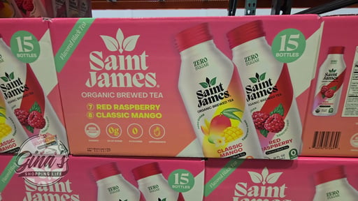 Saint James Organic Black Tea Variety Pack, 15 × 16 oz