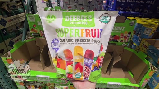 DeeBee's Organics SuperFruit Freezie Pops, 40-Pack, 1.35 oz Each