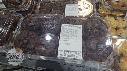 Kirkland Signature Triple Chocolate Muffin, 8 Count