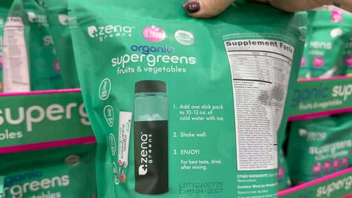 Zena Organic Supergreens Fruit & Vegetables Mixed Berry