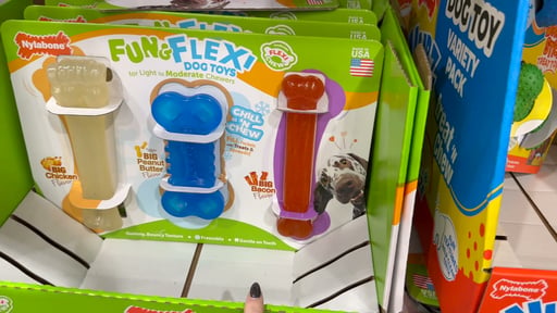 Nylabone Pet Toys Fun and Flexi 3 Pack