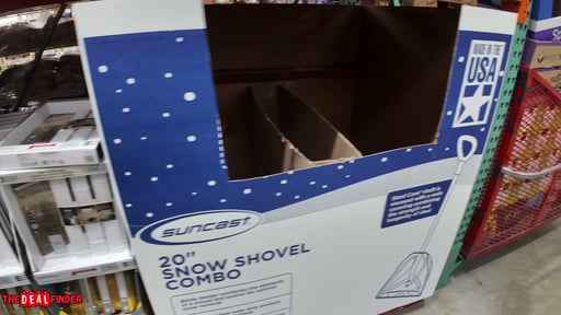 Suncast 20" Combo Snow Shovel & Pusher