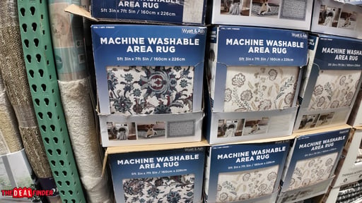 Wyatt & Ash Machine Washable Chenille Area Rug 5'3" x 7'5"