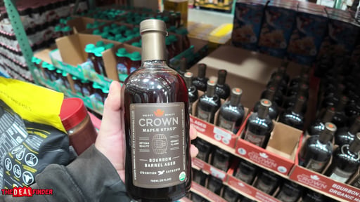 Organic Crown Maple Bourbon Barrel Aged Syrup, 25 Ounces