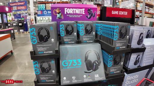 Logitech G733 Wireless Over-Ear Gaming Headset - Black