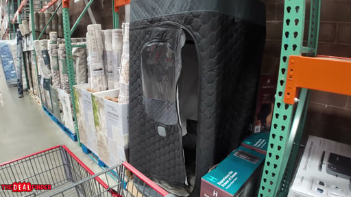 HoMedics Premium Portable Steam Sauna - Black