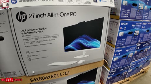 HP OmniStudio 27" All-in-One Desktop PC (27-CY0127C) - Intel Core Ultra 5, 16GB RAM, 1TB SSD