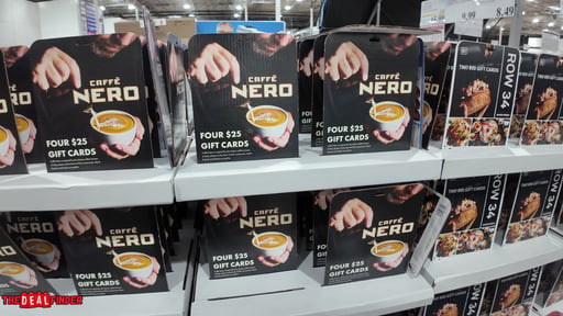 Caffè Nero 4/$25 Gift Cards Item Is Non-Refundable