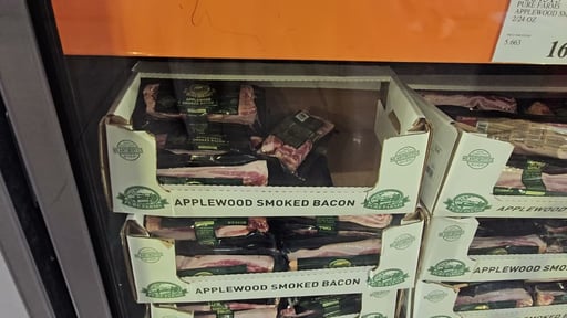 Pure Farms Applewood Smoked Bacon 2/24 oz