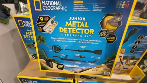 National Geographic Junior Metal Detector Treasure Kit