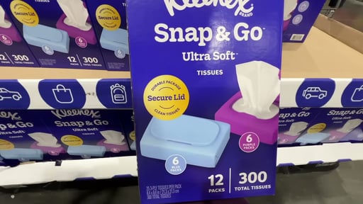 Kleenex Snap and Go 12 Pack