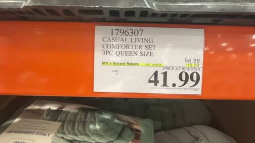Casual Living Comforter Set 3pc Queen Size
