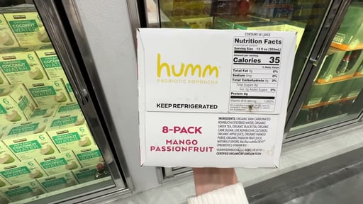 Humm Kombucha Mango/Passion Fruit 8/12 oz