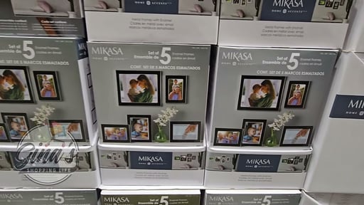 Mikasa Enamel Picture Frames, Set of 5
