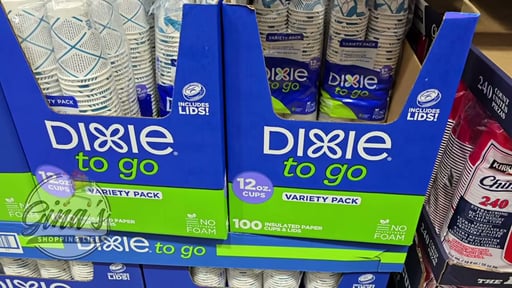 Dixie To Go 12 oz Cup & Lid Combo Pack 100 ct Variety Pack