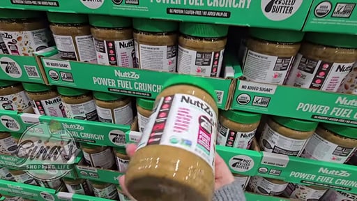 Organic NuttZo Seven Nut/Seed Butter Crunchy 26 OZ
