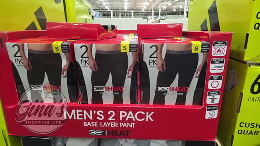 32 Degrees Men's Heat Pant 2-Pack