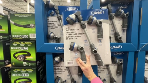 Orbit 3-Piece Nozzle Set with 19"-24" Telescoping Wand