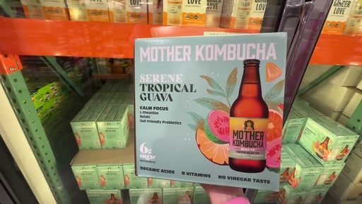 Mother Kombucha Organic Serene Tropical Guava 6/12 oz