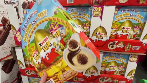 Kinder Joy Easter Eggs 20 Count 0.7 Ounces Each