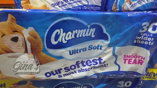 Charmin Ultra Soft 835 Sq Ft 30 Roll / 213 Sheets