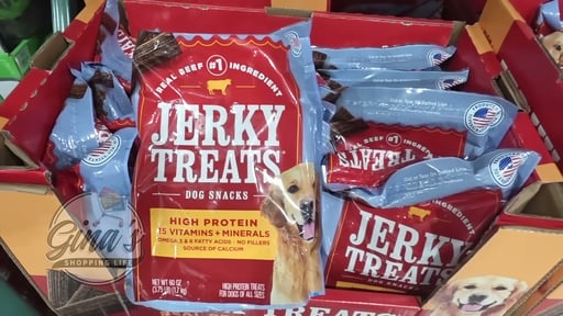Jerky Treats Beef Flavor Dog Snacks 60 oz (3.75 lbs)