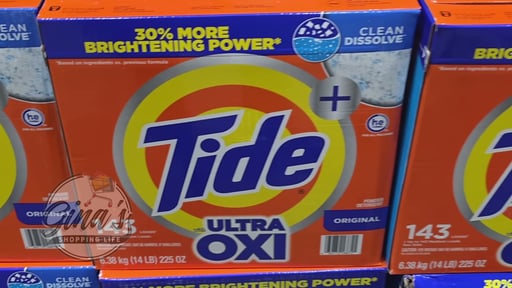Tide Powder Detergent HE with Ultra Oxi 225oz 143 Loads (14.0lb)