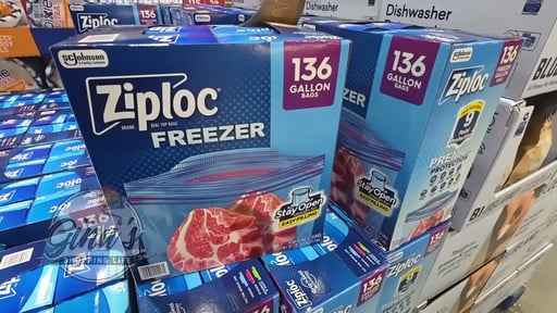 Ziploc Gallon Freezer Bags 4/34ct