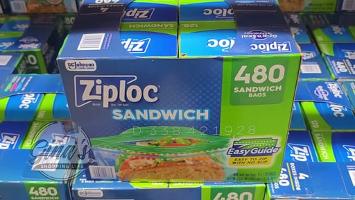 Ziploc Sandwich Bags 4/120ct