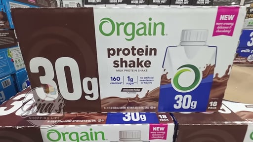 Orgain 30g Protein Shake Chocolate 18/11 fl oz