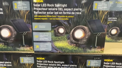 Koda Solar Rock Spotlight 2pk