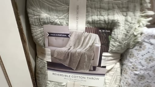 Reversible Cotton Jacquard Throw 50" x 60"