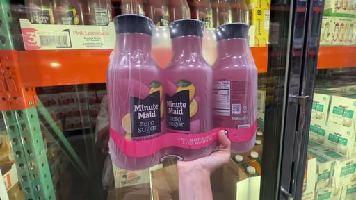 Minute Maid Zero Sugar Pink Lemonade 3/52oz