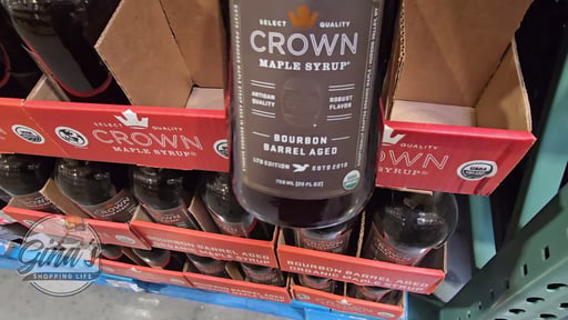 Organic Crown Maple Bourbon Barrel Aged Syrup, 25 Ounces
