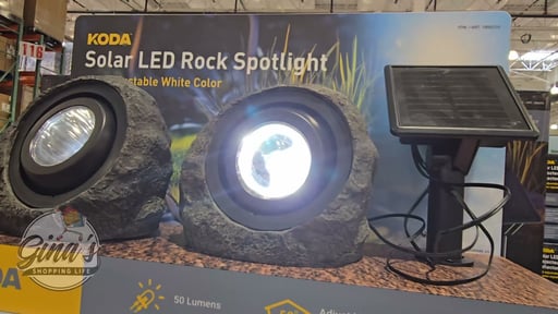 KODA Solar LED Rock Spotlight, 2-Pack