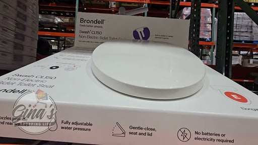 Brondell Swash CL1500-EW Elongated Bidet Toilet Seat