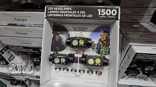 Infinity X1 Rechargeable Headlamps 1500L 3 Pack