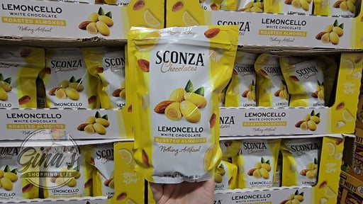 Sconza Chocolates Lemoncello Almonds 24 Ounce Bag
