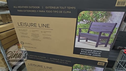 Leisure Line Outdoor Bench