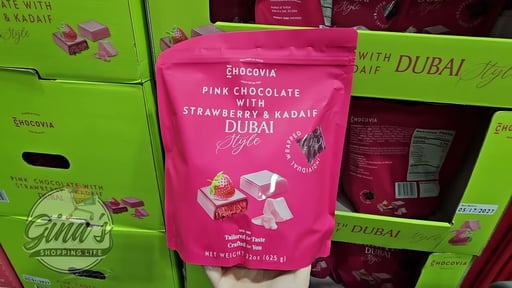 Chocovia Pink Chocolate Dubai Style 22 oz (1.37 lbs)