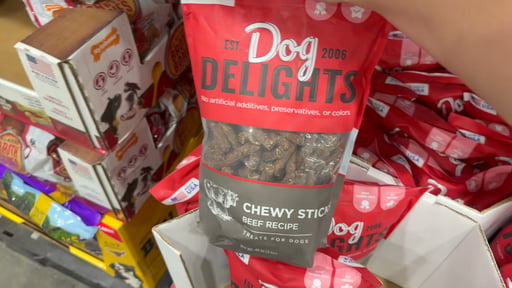 Dog Delights Chewy Beef Sticks, 3 Pounds