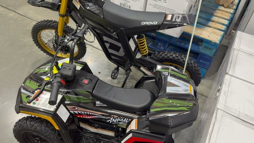 Droyd Animal Youth Electric ATV with Top Storage Case