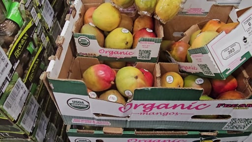 Organic Mangos, 6 Count, 6 lbs