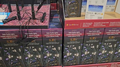 Fresh Source Solar Firefly Landscape Lights, 4-Pack