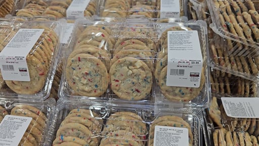 Red, White and Blue Cookie, 24 Count