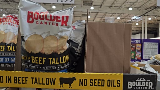 Boulder Canyon Beef Tallow Classic Sea Salt Kettle Style Potato Chips, 22 oz