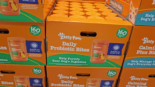 Zesty Paws Probiotic Soft Chews 160 CT / 19.8 oz