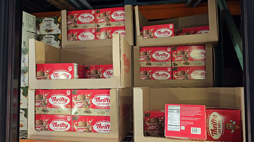 Thrifty Chocolate Krunch Ice Cream Bars, 12-Pack / 3.6 oz Each